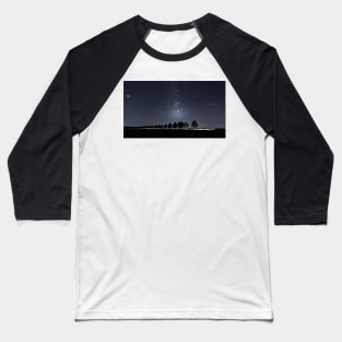 Milky Way over the Allee Baseball T-Shirt